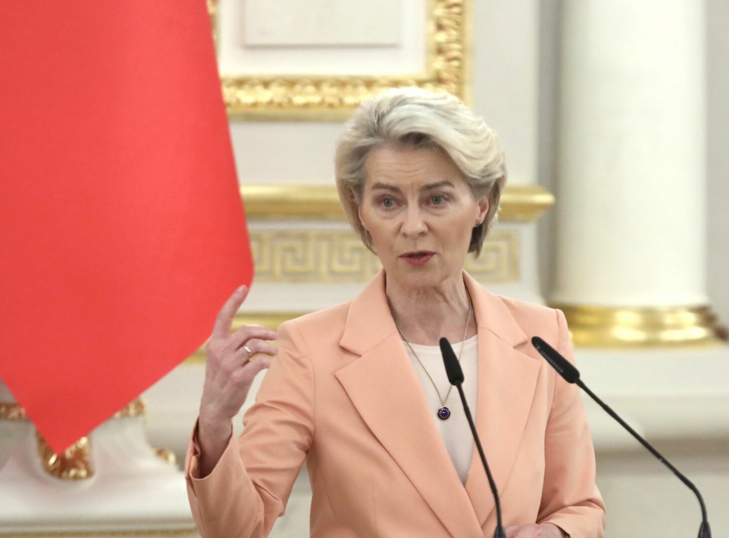 Von der Leyen “Per l’Ucraina serve una pace giusta e duratura”