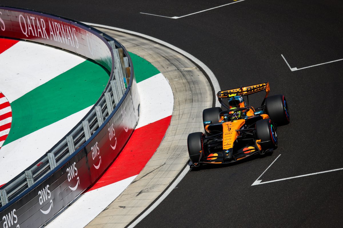 Norris beffa le Ferrari e conquista la pole in Ungheria Norris beffa le Ferrari e conquista la pole in Ungheria