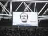 Tifosi di spalle durante il minuto di silenzio per Mazzola, Juventus multata